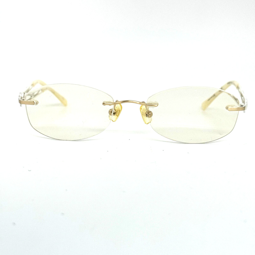 ARLOCK INFINITY 202 710 Gold Silver Eyeglasses Frames 50-16-135 H14085